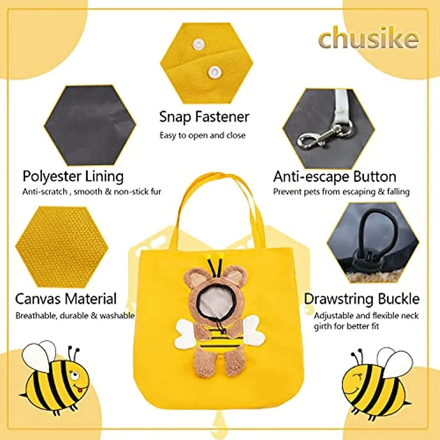 Breathable Pet Carrier Shoulder Bag for Cats & Small Dogs