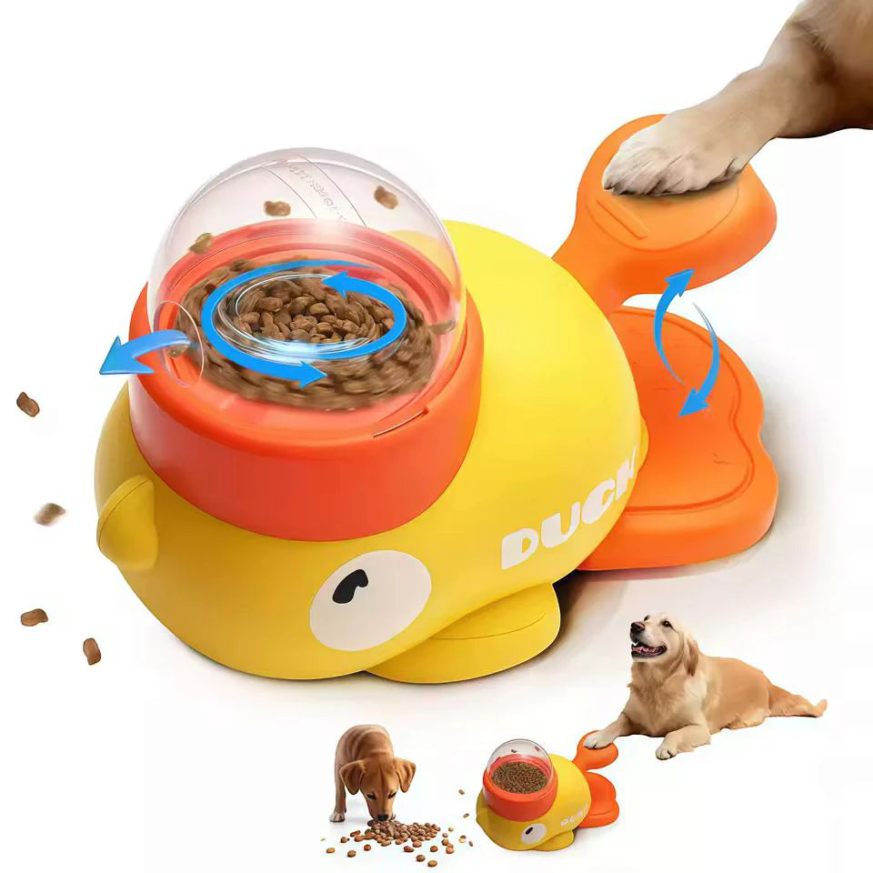 Puzzle Feeder Toy for Dogs & Cats - Interactive Slow Food Dispenser