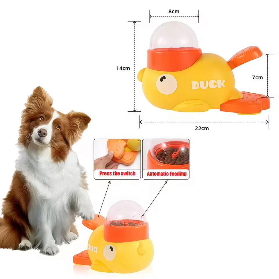 Puzzle Feeder Toy for Dogs & Cats - Interactive Slow Food Dispenser