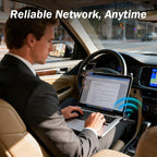 4G LTE Portable Wi‑Fi Hotspot with SIM Slot