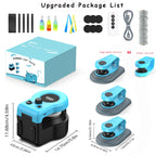 Interactive Cat Toy for Indoor Cats, Auto/Manual Feather Mouse Treadmill