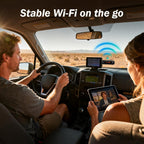4G LTE Portable Wi‑Fi Hotspot with SIM Slot