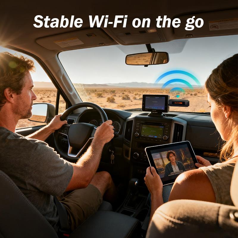 4G LTE Portable Wi‑Fi Hotspot with SIM Slot