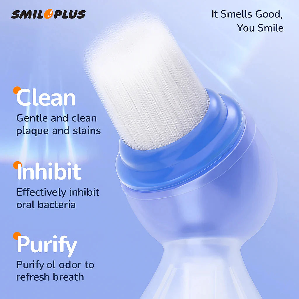 Cepillo de dientes 2 en 1 para mascotas con probióticos y extracto de plantas para el cuidado dental