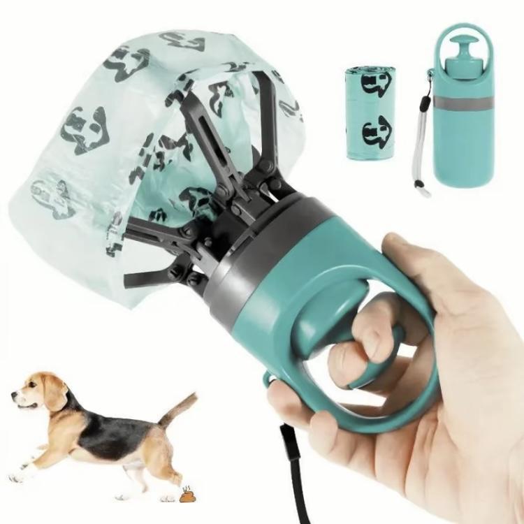 Walk & Clean 2-in-1 Dog Poop Scooper with Waste Bag Dispenser, Portable