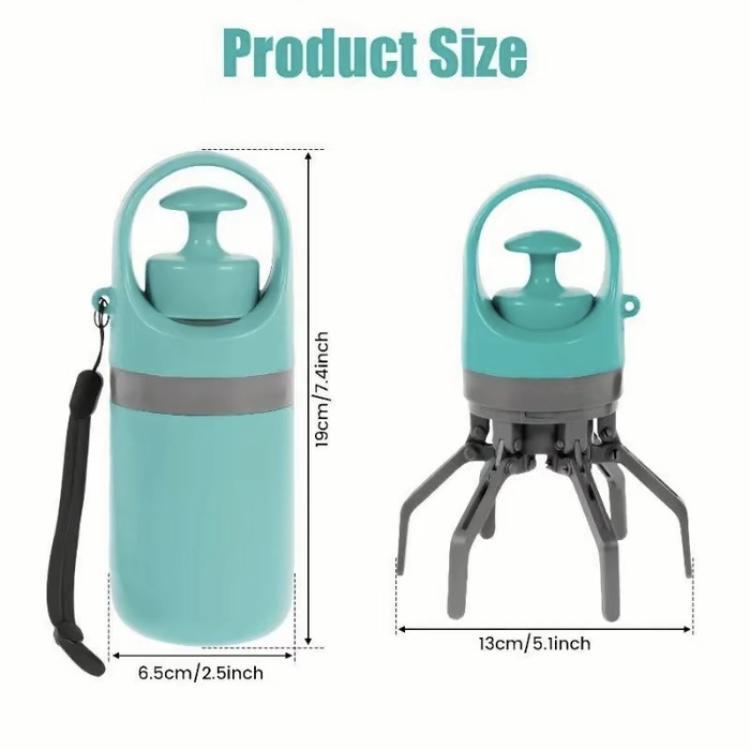 Walk & Clean 2-in-1 Dog Poop Scooper with Waste Bag Dispenser, Portable