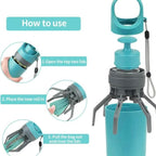 Walk & Clean 2-in-1 Dog Poop Scooper with Waste Bag Dispenser, Portable